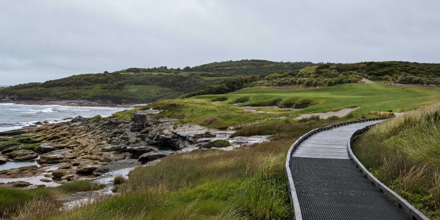 The “signature” par-3 6th Hole — short but devilish